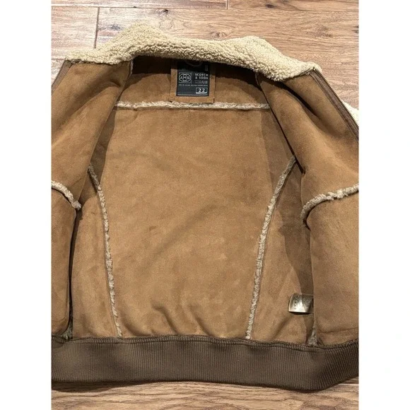 Scotch and Soda Amsterdam Sherpa Color Block Teddy Bomber Men's Jacket XL - Picture 10 of 12